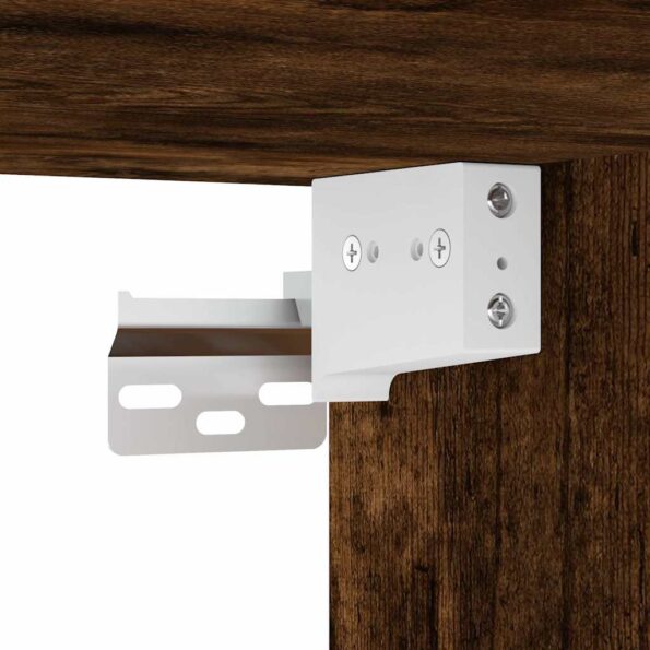 vidaXL Nástenné nočné stolíky 2 ks dymový dub 45x26x28,5 cm – Obrázok 8