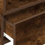 vidaXL Nástenné nočné stolíky 2 ks dymový dub 45x26x28,5 cm – Obrázok 9