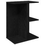 vidaXL Nočný stolík čierny dub 46,5x29x61 cm kompozitné drevo – Obrázok 2