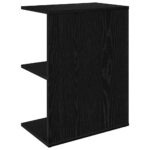 vidaXL Nočný stolík čierny dub 46,5x29x61 cm kompozitné drevo – Obrázok 6