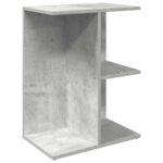 vidaXL Nočné stolíky 2 ks betónovosivý 46,5x29x61 cm spracované drevo – Obrázok 4