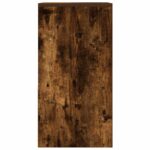 vidaXL Nočný stolík so zásuvkou tmavý dub 35x34x66,5 cm – Obrázok 6
