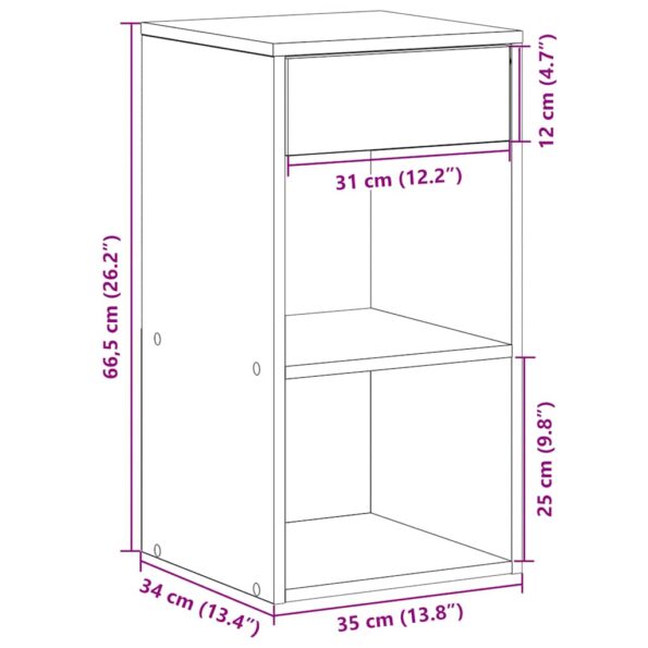 VXL8721158576002_g_en_hd_9.jpg vidaXL Nočný stolík so zásuvkou tmavý dub 35x34x66,5 cm – Obrázok 11