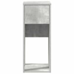 VidaXL počítačový vežový stojan so zásuvkou betónovo sivé 30x44x74 cm – Obrázok 5
