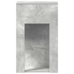VidaXL počítačový vežový stojan so zásuvkou betónovo sivé 30x44x74 cm – Obrázok 6