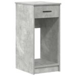 VidaXL počítačový vežový stojan so zásuvkou betónovo sivé 35x45x77 cm – Obrázok 2