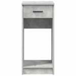VidaXL počítačový vežový stojan so zásuvkou betónovo sivé 35x45x77 cm – Obrázok 5