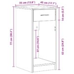 VidaXL počítačový vežový stojan so zásuvkou betónovo sivé 35x45x77 cm – Obrázok 10