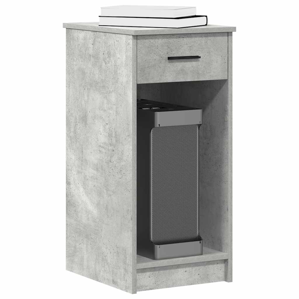 VXL8721158576224_m_en_hd_1.jpg VidaXL počítačový vežový stojan so zásuvkou betónovo sivé 35x45x77 cm – Obrázok 1