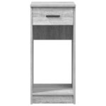 VidaXL počítačový vežový stojan so zásuvkou sivé sonoma 35x45x77 cm – Obrázok 5