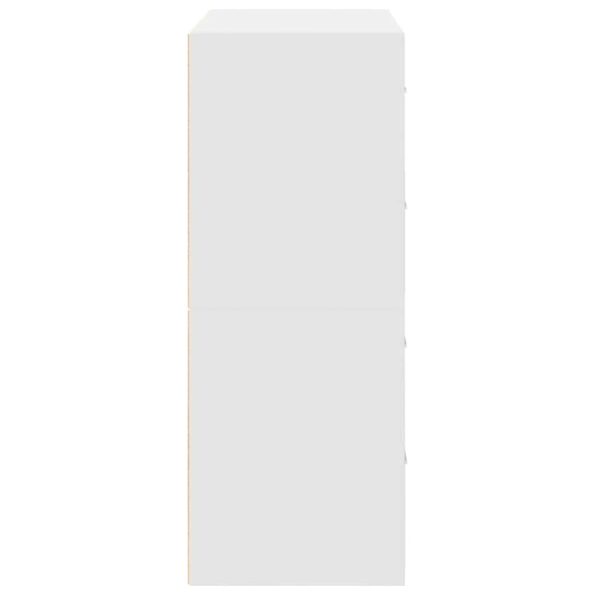 vidaXL Skrinky s 2 zásuvkami 2 ks biela 60x31x40 cm kompozitné drevo – Obrázok 6