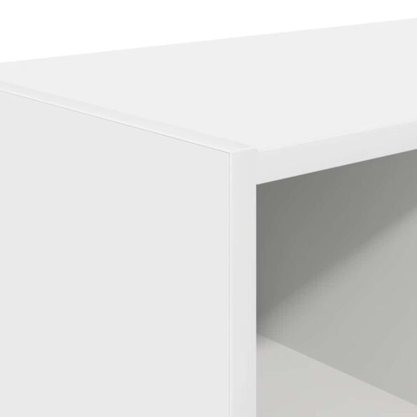 vidaXL Stojany na topánky 2 ks stohovateľné biele 89,5x30x40 cm – Obrázok 7