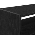 vidaXL Stojany na topánky 2 ks stohovateľné čierny dub 60x30x30,5 cm – Obrázok 7