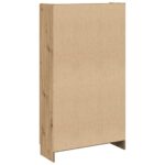 vidaXL Vysoká skrinka dub artisan 82,5x30,5x150 cm spracované drevo – Obrázok 6