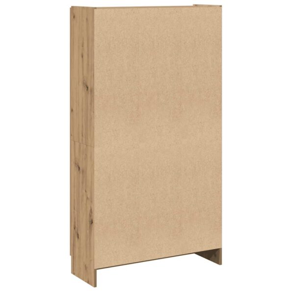 vidaXL Vysoká skrinka dub artisan 82,5x30,5x150 cm spracované drevo – Obrázok 6