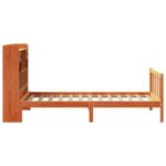 vidaXL Posteľ s knižnicou bez matraca vosková 75x190 cm borovica – Obrázok 7