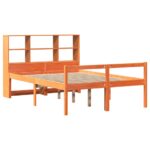 vidaXL Posteľ bez matraca voskovo hnedá 160x200 cm masívne drevo – Obrázok 3