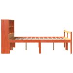 vidaXL Posteľ bez matraca voskovo hnedá 160x200 cm masívne drevo – Obrázok 5