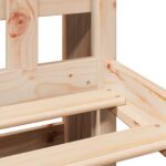 vidaXL Posteľ s knižnicou bez matraca 160x200 cm borovicový masív – Obrázok 9