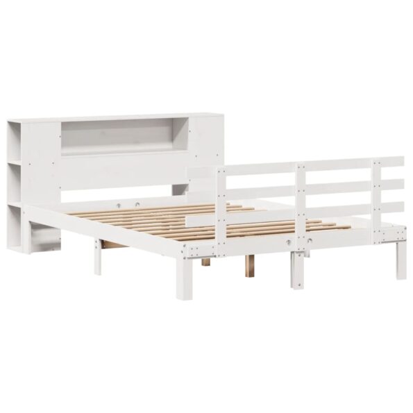 VXL8721158615008_g_en_hd_1.jpg vidaXL Posteľ s knižnicou bez matraca biela 150x200cm borovicový masív – Obrázok 3