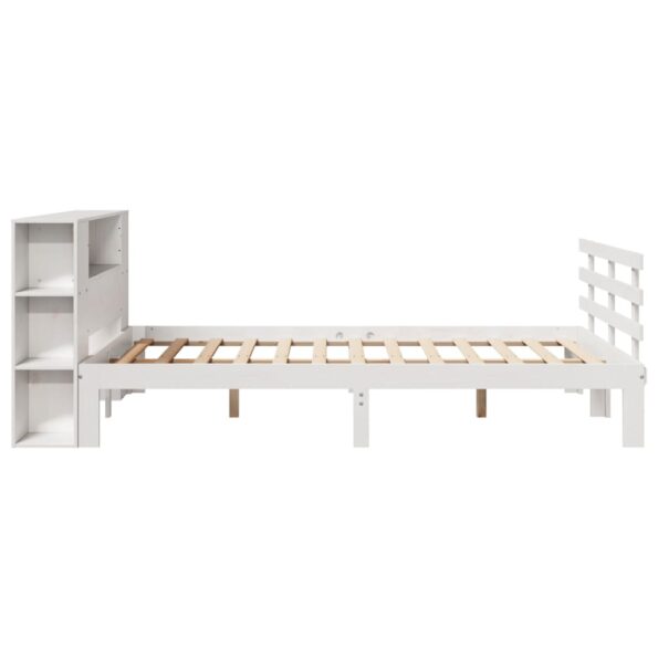 VXL8721158615008_g_en_hd_3.jpg vidaXL Posteľ s knižnicou bez matraca biela 150x200cm borovicový masív – Obrázok 5