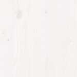 vidaXL Posteľ bez matraca biela 160x200 cm masívna borovica – Obrázok 10