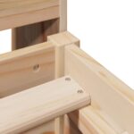 vidaXL Posteľ bez matraca 135x190 cm masívna borovica – Obrázok 9