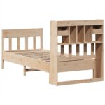 vidaXL Posteľ bez matraca 75x190 cm masívna borovica – Obrázok 8