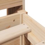 vidaXL Posteľ bez matraca 160x200 cm masívna borovica – Obrázok 9