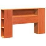 vidaXL Posteľ bez matraca voskovo hnedý 135x190 cm masívna borovica – Obrázok 6