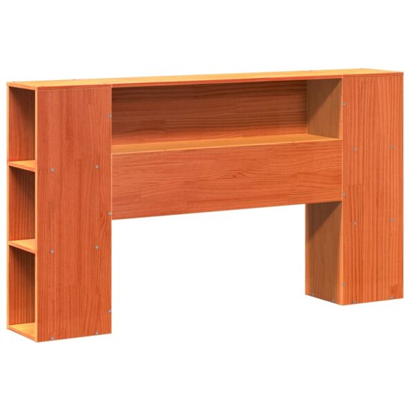 vidaXL Posteľ bez matraca voskovo hnedý 135x190 cm masívna borovica – Obrázok 6