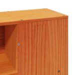 vidaXL Posteľ bez matraca voskovo hnedá 140x190 cm masívna borovica – Obrázok 10