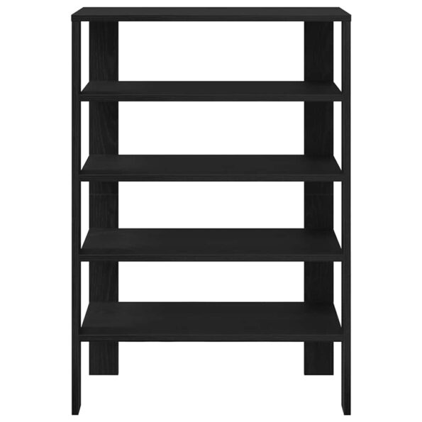 vidaXL Regál na topánky čierna 61x32x87,5 cm spracované drevo – Obrázok 4