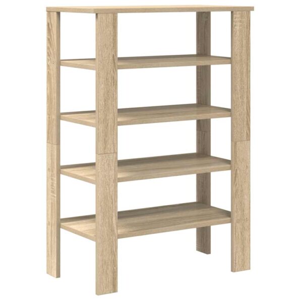 vidaXL Regál na topánky dub sonoma 61x32x87,5 cm spracované drevo – Obrázok 6