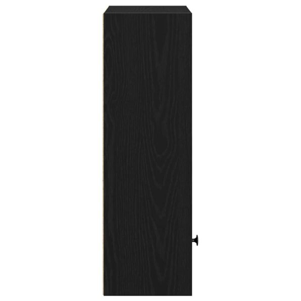 vidaXL Knižnica čierny dub 31x24x77 cm kompozitné drevo – Obrázok 6