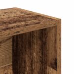 vidaXL Knižnica staré drevo 31x24x102 cm kompozitné drevo – Obrázok 9