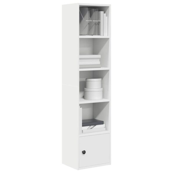 VXL8721158664594_m_en_hd_1.jpg vidaXL Knižnica biela 31x24x127 cm kompozitné drevo – Obrázok 1