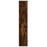 vidaXL Knižnica dymový dub 31x24x127 cm kompozitné drevo – Obrázok 5