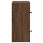 vidaXL Knižnica čierny dub 40x24x52 cm kompozitné drevo – Obrázok 6