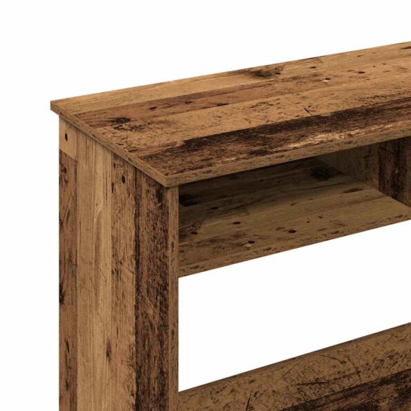 vidaXL Písací stôl staré drevo 80x40x75 cm kompozitné drevo – Obrázok 9