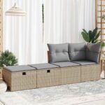 vidaXL 2-dielna záhradná sedacia súprava a vankúše polyratan akácia – Obrázok 3