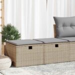 vidaXL 2-dielna záhradná sedacia súprava a vankúše polyratan akácia