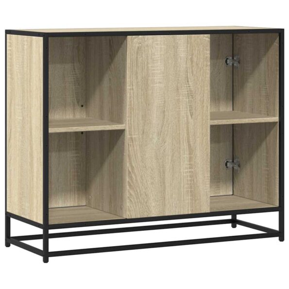 vidaXL Komoda dub sonoma 92x35x76 cm kompozitné drevo – Obrázok 6