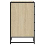 vidaXL Skrinka so zásuvkami, dub sonoma 70x41x70 cm, kompozitné drevo – Obrázok 6