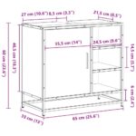 vidaXL Skrinka do kúpeľne dub sonoma 65x33x60 cm kompozitné drevo – Obrázok 12