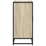 vidaXL Komoda dub sonoma 92x35x76 cm kompozitné drevo – Obrázok 5