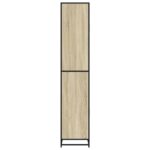 vidaXL Skrinka do kúpeľne sonoma 35x37,5x188,5 cm kompozitné drevo kov – Obrázok 6