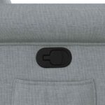 vidaXL Zdvíhacie a sklápacie kreslo bledosivé látka – Obrázok 12