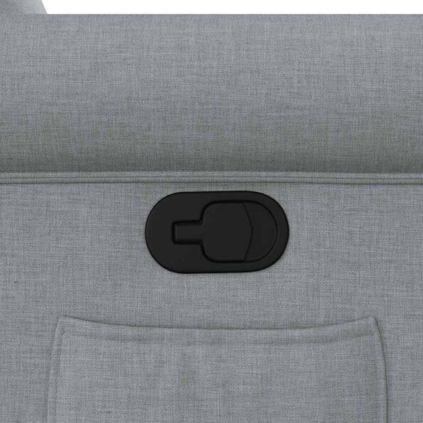 vidaXL Zdvíhacie a sklápacie kreslo bledosivé látka – Obrázok 12