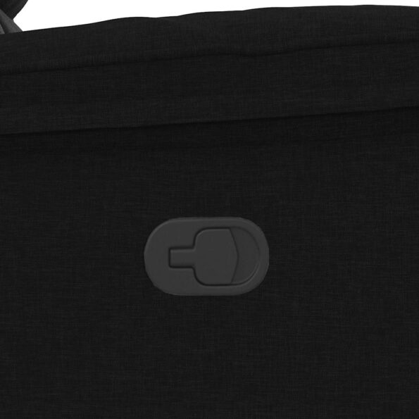 vidaXL Sklápacie kreslo čierne látkové – Obrázok 9